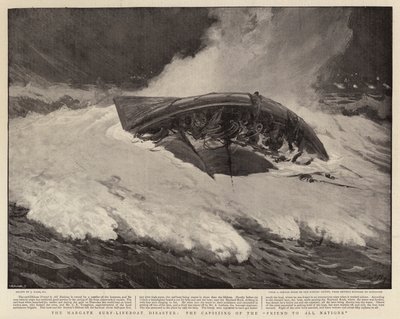 El Desastre del Bote Salvavidas de Margate, el Volcamiento del Amigo de Todas las Naciones de Joseph Nash