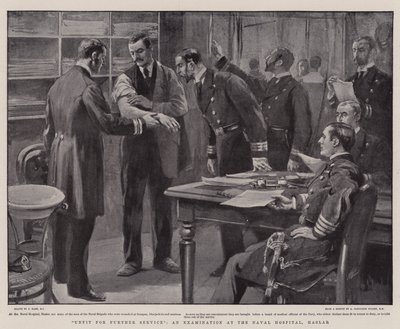 No apto para más servicio, un examen en el Hospital Naval, Haslar de Joseph Nash