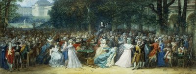 Camille Desmoulins en el Palais Royale de Joseph Navlet