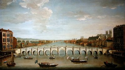 Vista del Puente de Westminster de Joseph Nicholls