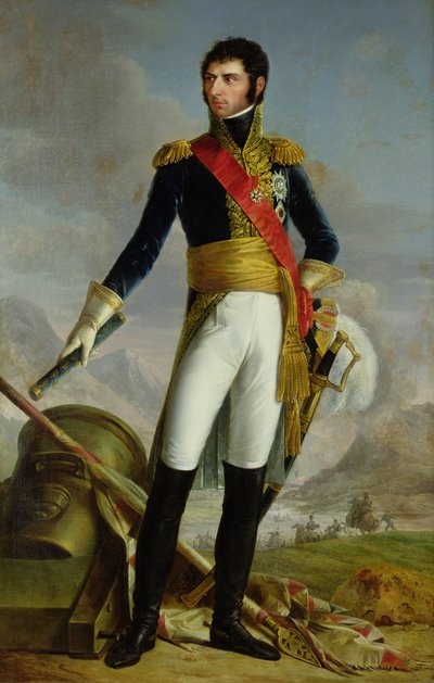 Retrato de Charles Jean Baptiste Bernadotte (1763-1844) de Joseph Nicolas Jouy