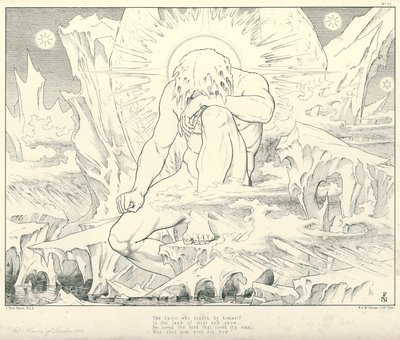 Ilustración para La Balada del Viejo Marinero de Coleridge de Joseph Noel (after) Paton