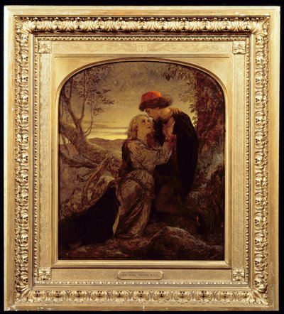 Encuentro de amantes de Joseph Noel Paton