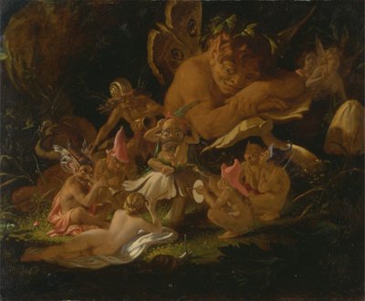 Puck y las hadas, de "Sueño de una noche de verano" de Joseph Noel Paton