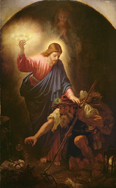 El hombre del rastrillo de estiércol de Joseph Noel Paton