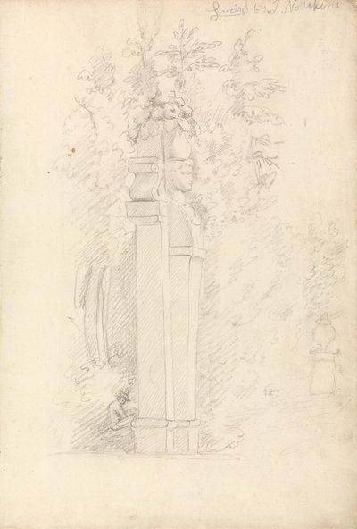 Un trimestre en un jardín de Joseph Nollekens