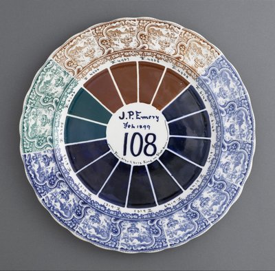Plato de Muestra de Joseph P. Emery