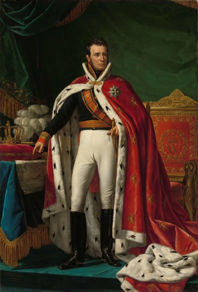 Retrato de Guillermo I, rey de los Países Bajos de Joseph Paelinck