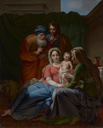 La Sagrada Familia, c.1820 de Joseph Paelinck