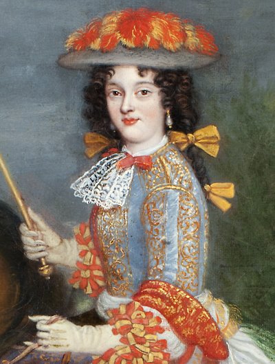 Parrocel - Marie Anne Mancini - castillo de Skokloster (recortado-editado) de Joseph Parrocel