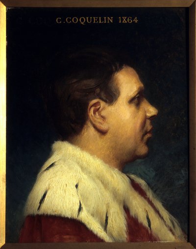 Retrato de Constant Poppy (1841-1904). Pintura de Joseph Paul Blanc (1846-1904) de Joseph Paul Blanc