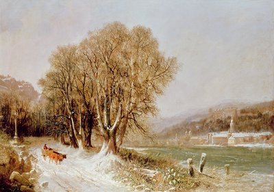 En el río Neckar, Heidelberg de Joseph Paul Pettit