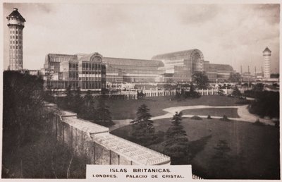 Vista del Palacio de Cristal en Londres de Joseph Paxton