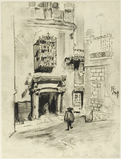 Un portal, Toledo de Joseph Pennell