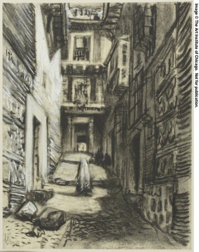 Una Calle de Toledo de Joseph Pennell