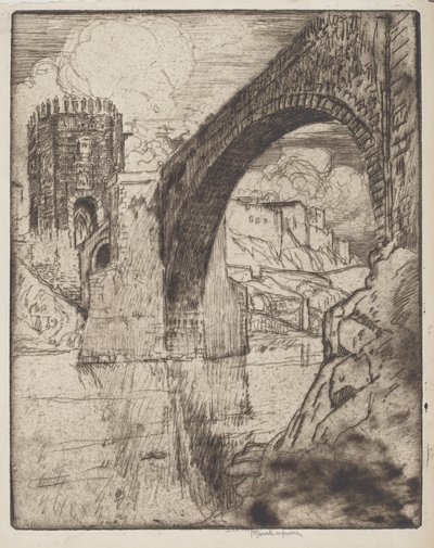 Arco del Puente de Alcántara de Joseph Pennell