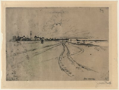 Debajo de Atlantic City, 1881 de Joseph Pennell