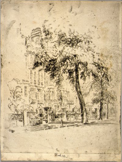 Big Tree--Cheyne Walk de Joseph Pennell