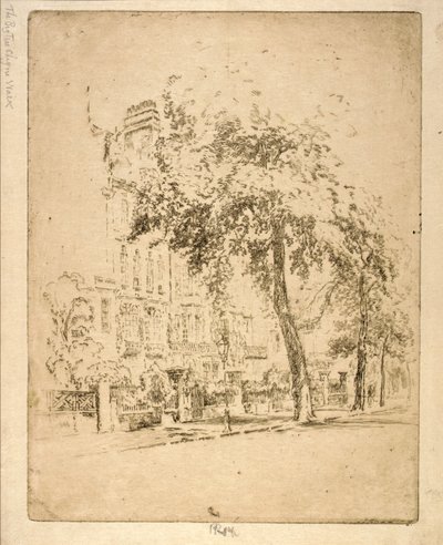 Big Tree--Cheyne Walk de Joseph Pennell