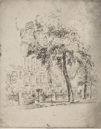 Gran árbol, Cheyne Walk de Joseph Pennell