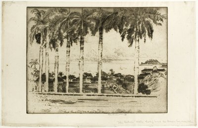 Paseo de los Obispos, Cerro Ancón, Panamá de Joseph Pennell