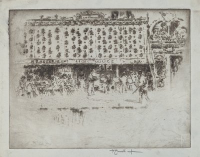 Cervecería, Au Lion Rouge de Joseph Pennell