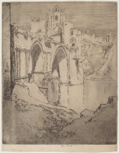 Puente de San Juan de los Reyes, Toledo de Joseph Pennell