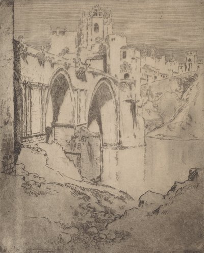 Puente de San Juan de los Reyes, Toledo de Joseph Pennell