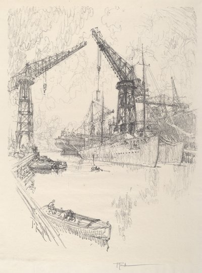 Destructores de edificios, 1917 de Joseph Pennell