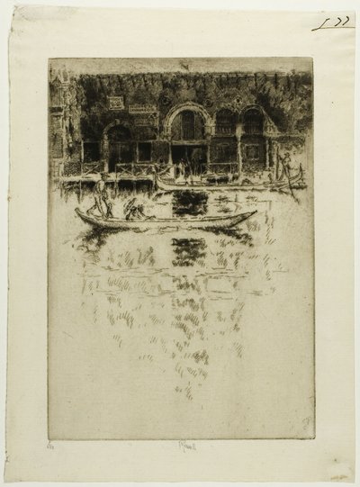Palacio Bizantino, Venecia de Joseph Pennell
