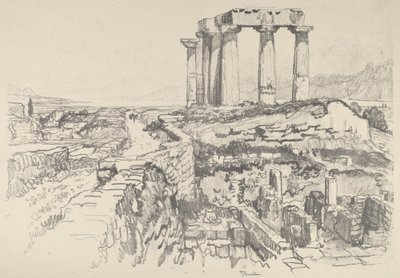 Corinto, hacia el golfo, 1913 de Joseph Pennell