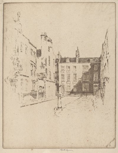 Cowley Street, Westminster de Joseph Pennell