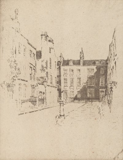 Cowley Street, Westminster, 1906 de Joseph Pennell