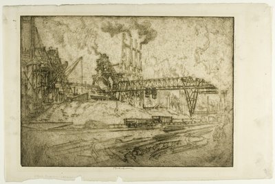 Grullas, Bessemer de Joseph Pennell