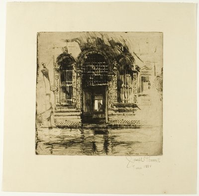 Puerta, Venecia de Joseph Pennell