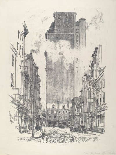 Calle Sansom de Joseph Pennell