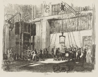 Trabajo de guerra inglés: embotellando el gran proyectil de Joseph Pennell