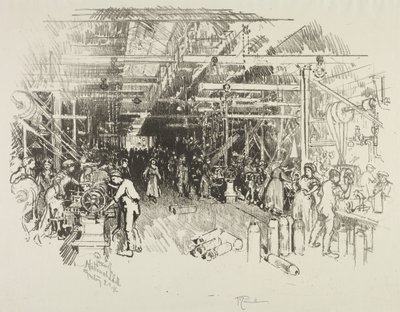Trabajo de guerra inglés: la fábrica de proyectiles de Joseph Pennell