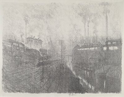 Tarde en el País de las Municiones, 1916 de Joseph Pennell