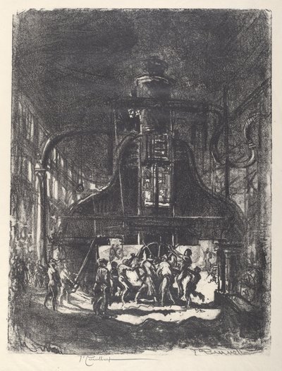 Forjando conchas, los esclavos de la rueda de Joseph Pennell