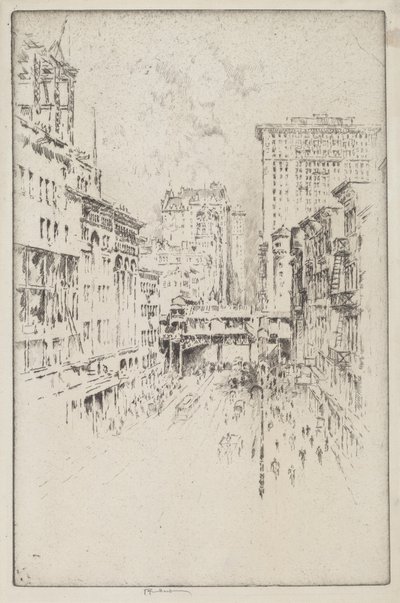 Calle Cuarenta y Dos de Joseph Pennell