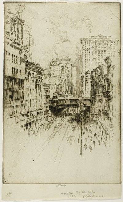 Calle Cuarenta y Dos de Joseph Pennell