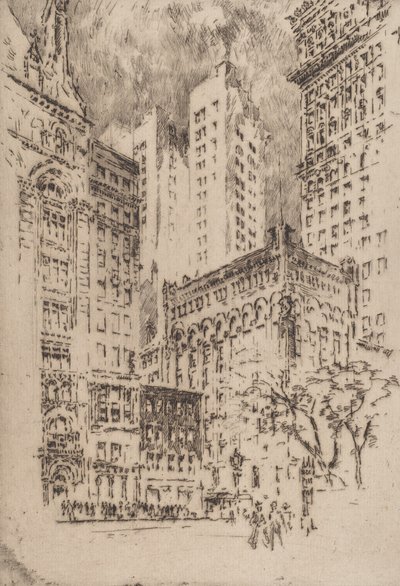 Casa de cuatro pisos, 1904 de Joseph Pennell