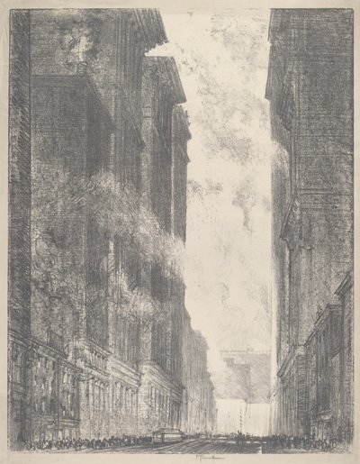 Cuarta Avenida, 1910 de Joseph Pennell