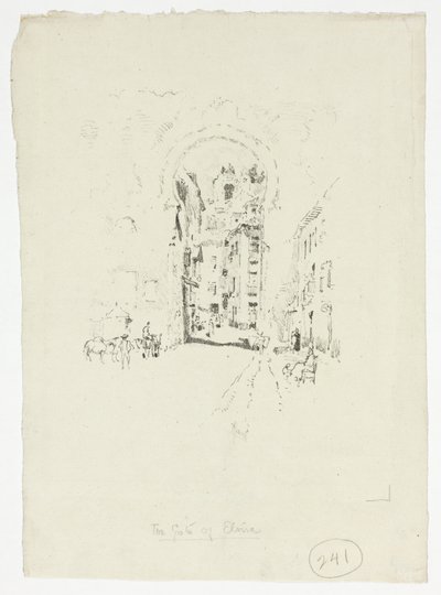 Puerta de Elvira, Granada de Joseph Pennell