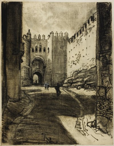 Puerta, Segovia de Joseph Pennell