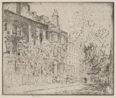 Calle Great College, Westminster de Joseph Pennell