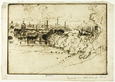 Parque de Greenwich, No. 1 de Joseph Pennell