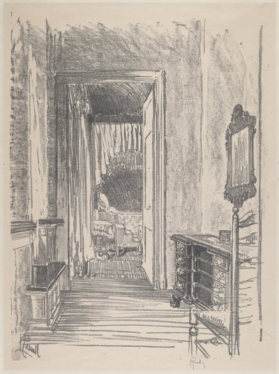 Pasillo al Dormitorio, Stenton de Joseph Pennell