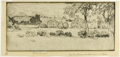 Hampton Court, el Palacio Largo de Joseph Pennell
